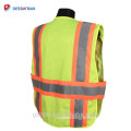 100% PolyesterHi Vis Vest Meet Ansi107,Mesh Reflective Safety Workwear Waistcoat With Mic Tabs And Chest Pockets